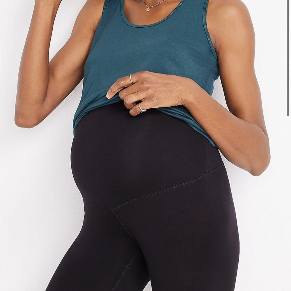 Everyday Black Over The Bump Maternity Legging - Picture 2 of 3